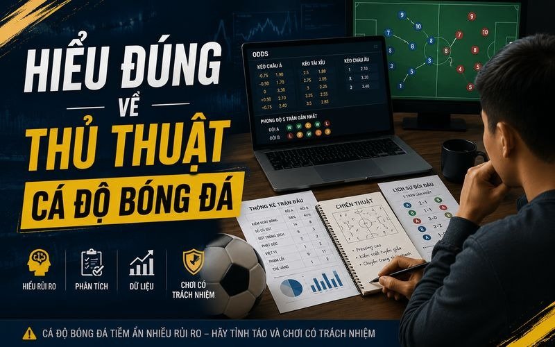 Thủ Thuật Cá Độ Bóng Đá Cho Người Mới Tìm Hiểu Một Cách Tỉnh Táo