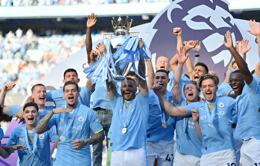 Manchester City Clinch Fourth Consecutive Premier League Title with Record-Breaking Win